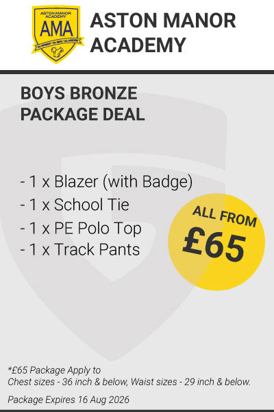 Aston Manor Academy Boys Bronze Uniform Package Deal