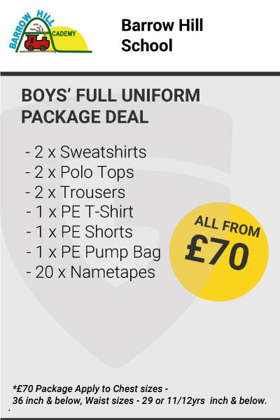 Barrow Hill Academy Boys Uniform Package Deal