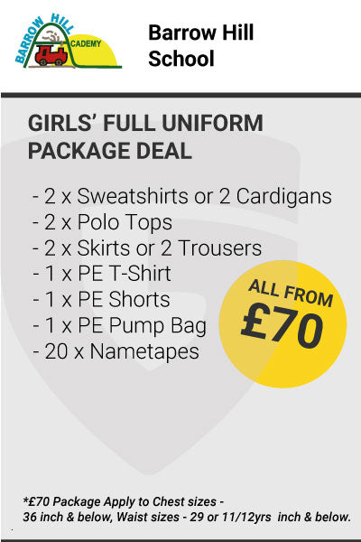Barrow Hill Academy Girls Uniform Package Deal