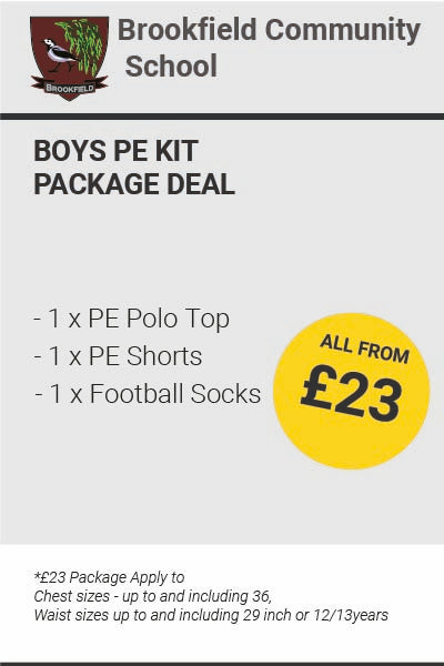 Brookfield Community Boys PE Kit Package Deal