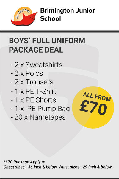 Brimington Junior School Boys Uniform Pack