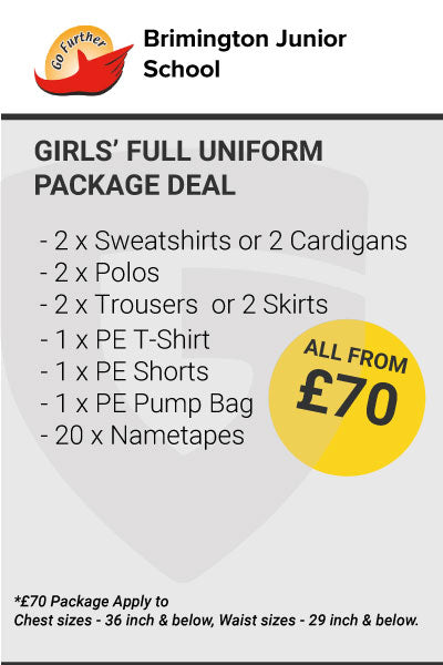 Brimington Junior School Girls Uniform Package