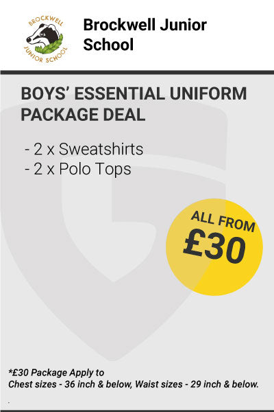 Brockwell Junior School Boys Essential Package Deal