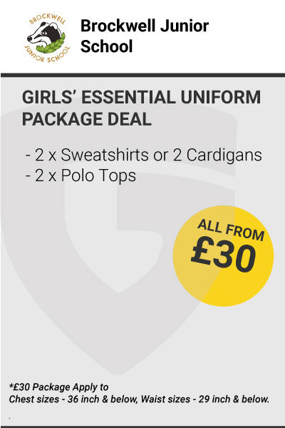 Brockwell Junior School Girls Essential Package Deal