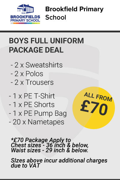 Brookfields Boys Full Uniform Package
