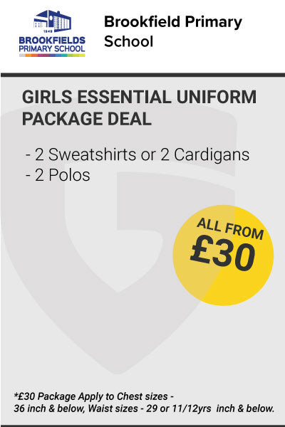 Brookfields Primary School Girls Essential Package Deal