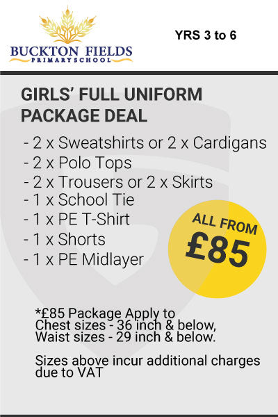 Buckton Fields Girl's Full Package YRS 3 to 6