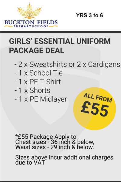 Buckton Fields Girl's Essential Package YRS 3 to 6