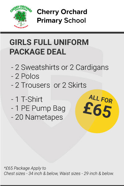 Cherry Orchard Primary Girls Uniform Package Deal