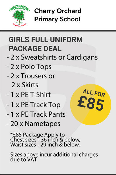 Cherry Orchard Girls Full Uniform Package