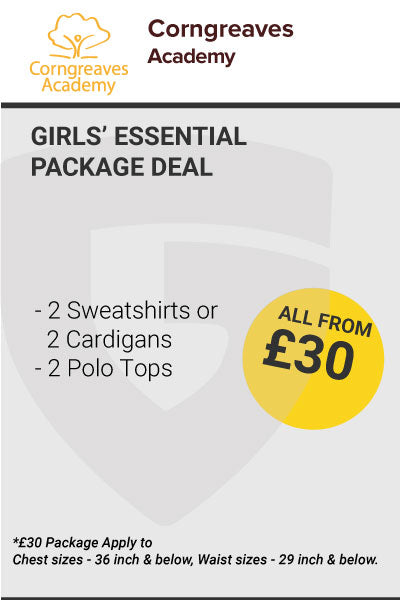 Corngreaves Academy Girls Essential Package Deal