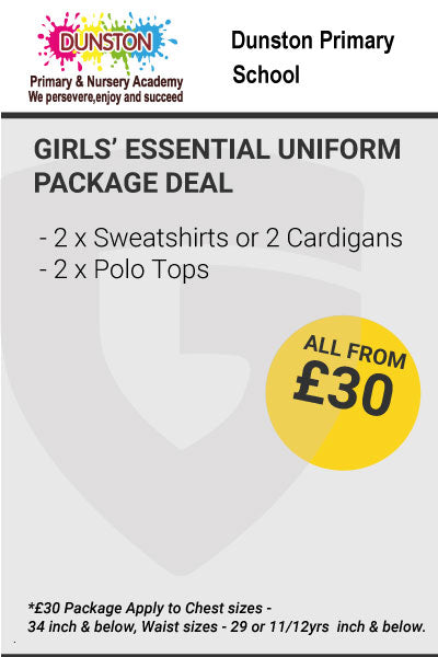Dunston Academy Girls Essential Package Deal