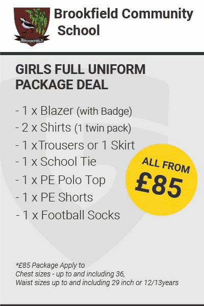 Brookfield Community Girls Full Uniform Package Deal