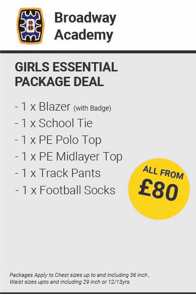 Broadway Academy Girls Essentials Package