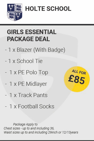 Holte School Girls Essentials Package Deal