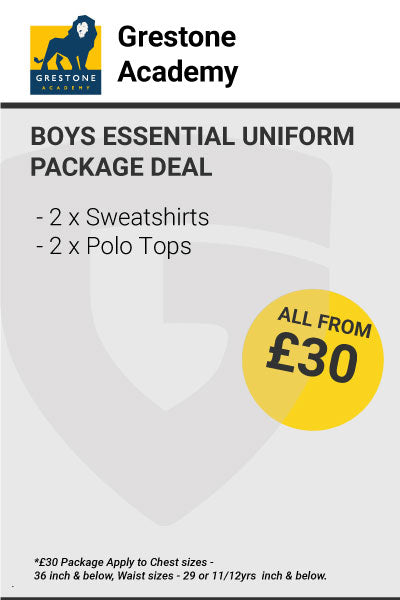 Grestone Academy Boys Full Essential Package Deal