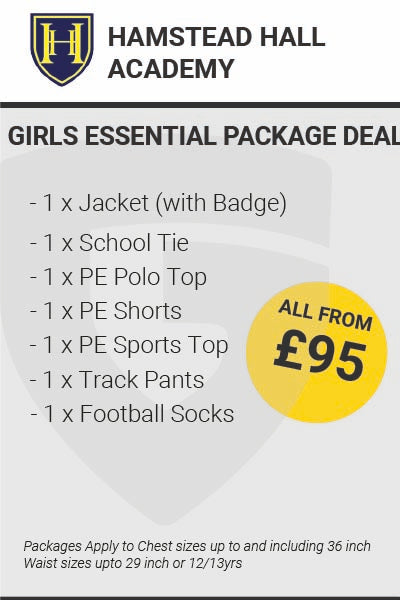Hamstead Hall Academy Girls Essentials Package Deal