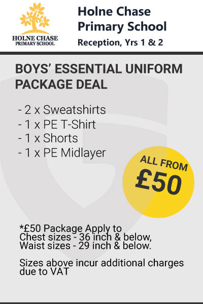 Holne Chase Boy's Essential Package YRS 1&2