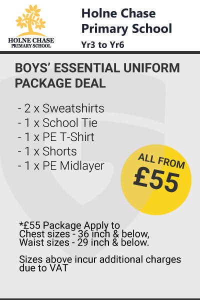 Holne Chase Boy's Essential Package YRS 3 to 6