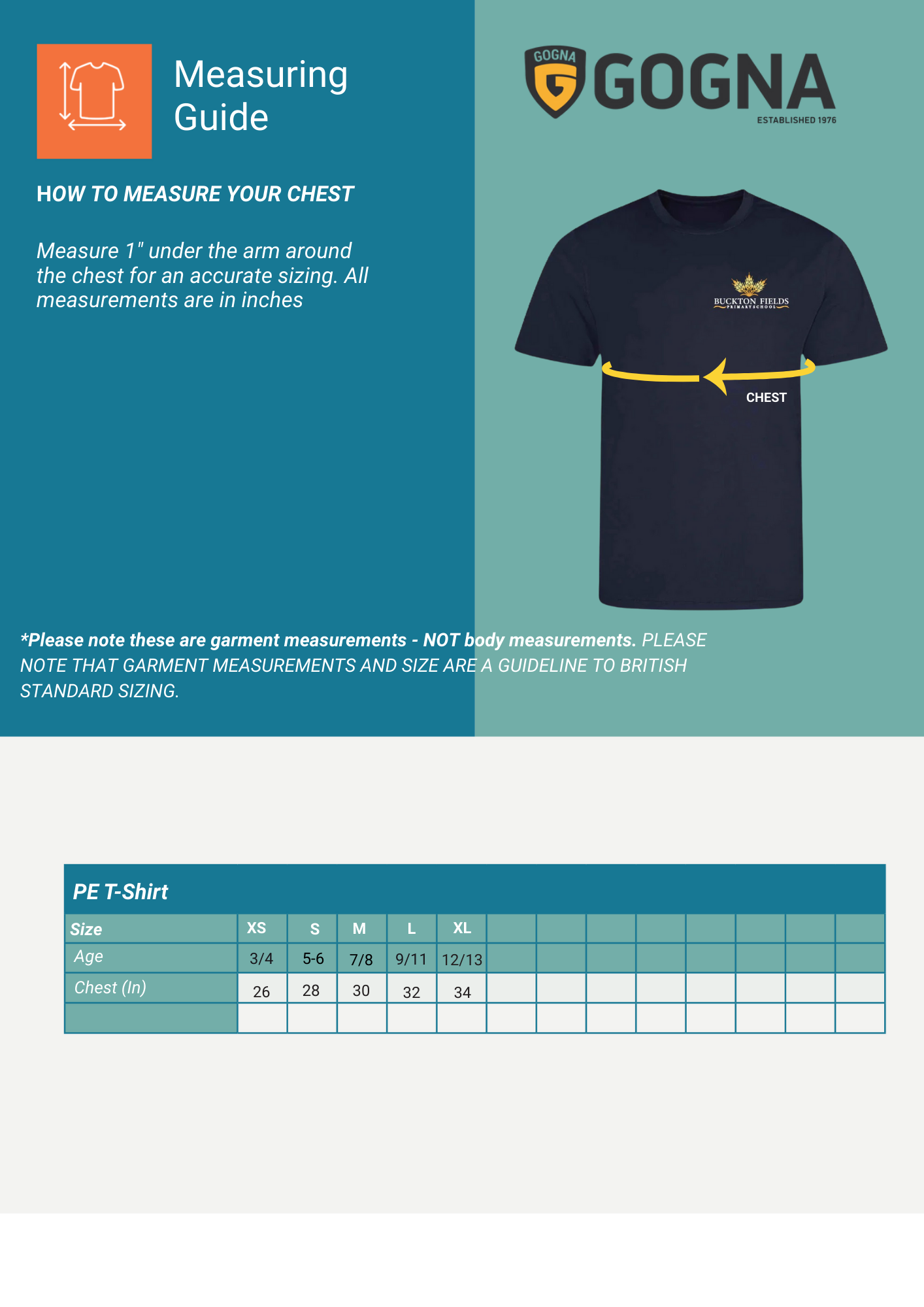 Pineham Barns Primary School PE T-Shirt