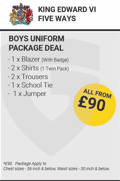 King Edward VI Five Ways Boys Uniform Package