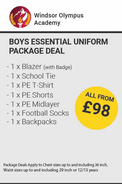Olympus Windsor High Academy Boys Essential Package Deal