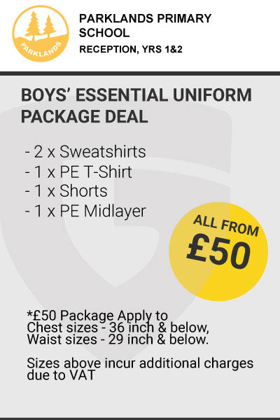 Parklands Boy's Essential Package YRS 1&2