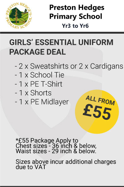 Preston Hedges Girl's Essential Package YRS 3 to 6