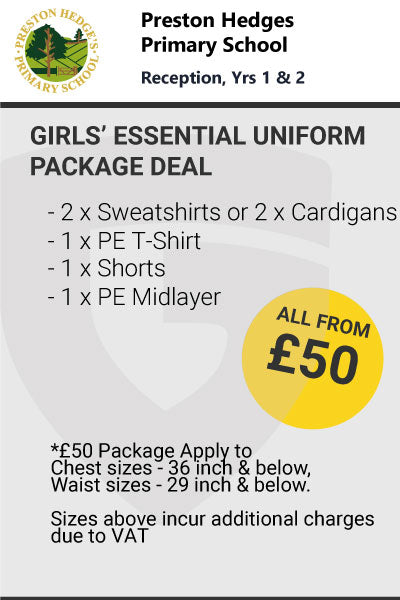 Preston Hedges Girl's Essential Package YRS 1&2