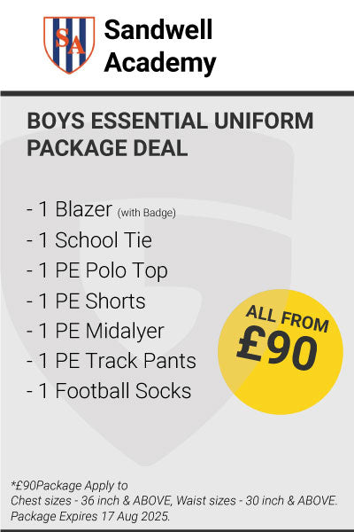 Sandwell Academy Boys Essential Uniform Package Deal