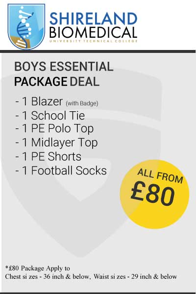 Shireland Biomedical Boys Essential Package Deal