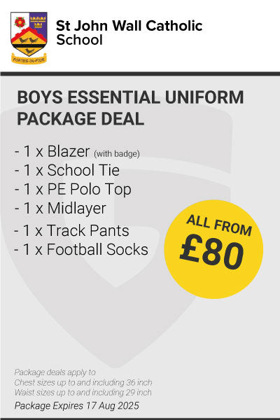 St John Wall Boys Essential Uniform Package Deal