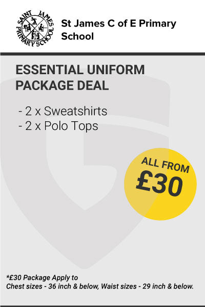 St James C of E Primary School Essential Package Deal