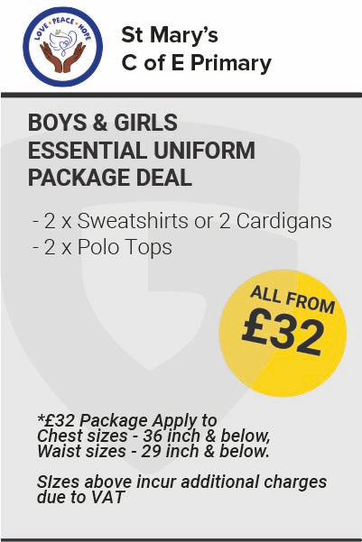 St Mary's C of E Primary Essential Package