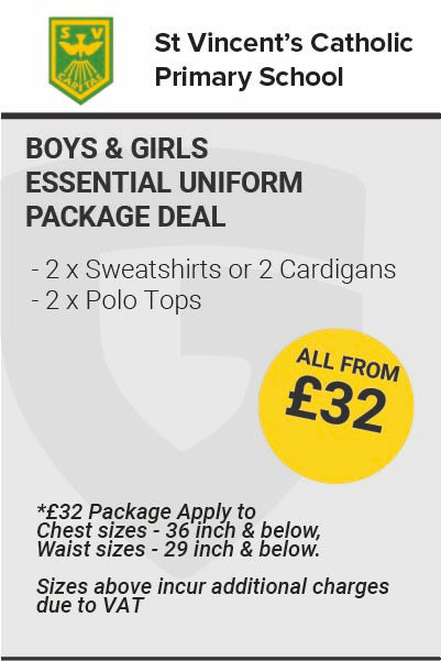 St Vincent Catholic Primary School Essential Package Deal