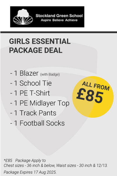 Stockland Green School Girls Essential Package Deal