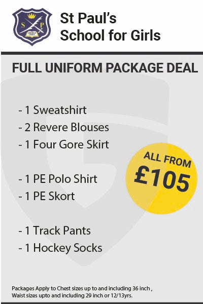 St Paul's School for Girls Full Uniform Package Deal