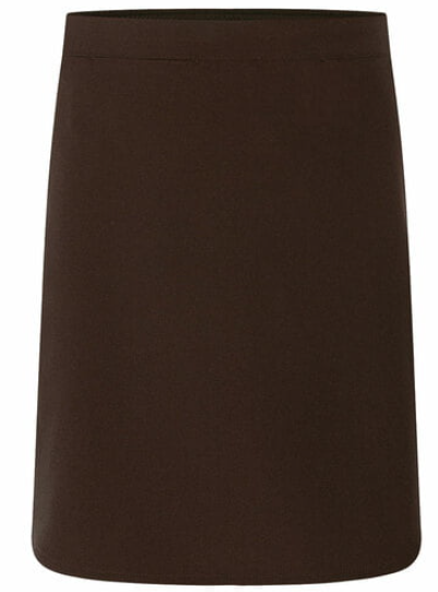 Junior Straight Brown School Skirt