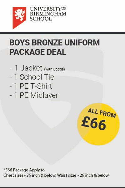 University of Birmingham Boys Bronze Uniform Package