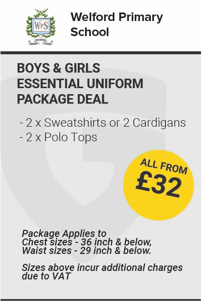 Welford Primary School Uniform Essential Package Deal