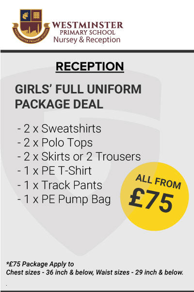 Westminster Primary Nursery & Reception Girl's Full Package Deal