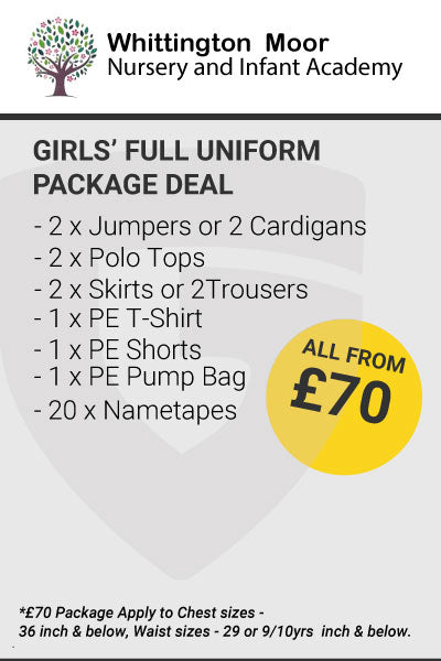 Whittington Moor Academy Boys Uniform Package Deal