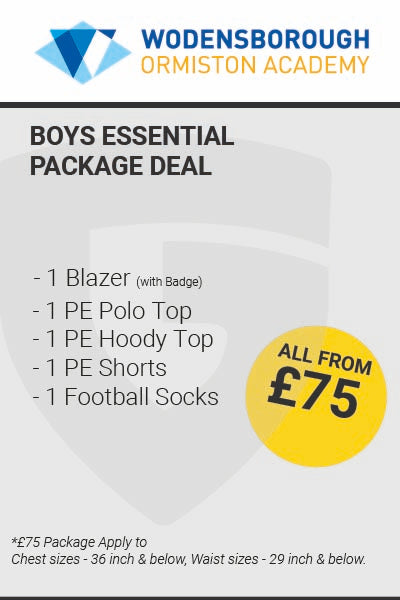 Wodensborough Ormiston Academy Boys Essentials Package Deal