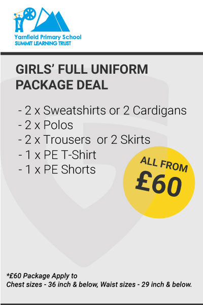 Yarnfield Primary School Girls Uniform Package