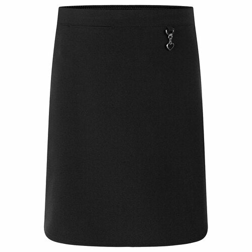 Junior Straight Black School Skirt