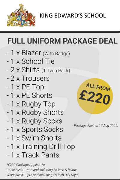 King Edward's School Full Uniform Package