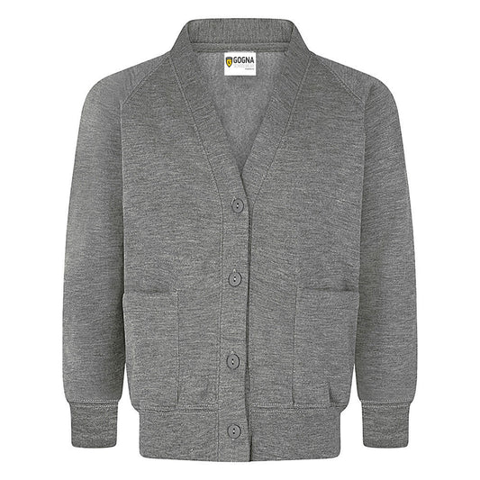 Product image for Grey School Sweatshirt Cardigan