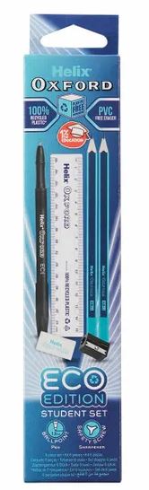 Product image for Helix Oxford Cyber Eco Student Set - Blue