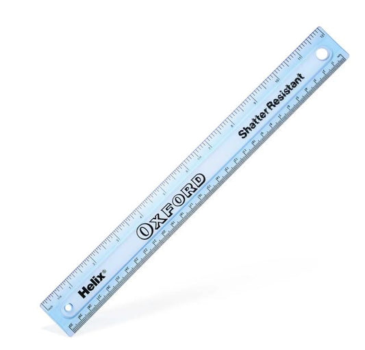 Product image for Helix Oxford Shatter Resistant Rule