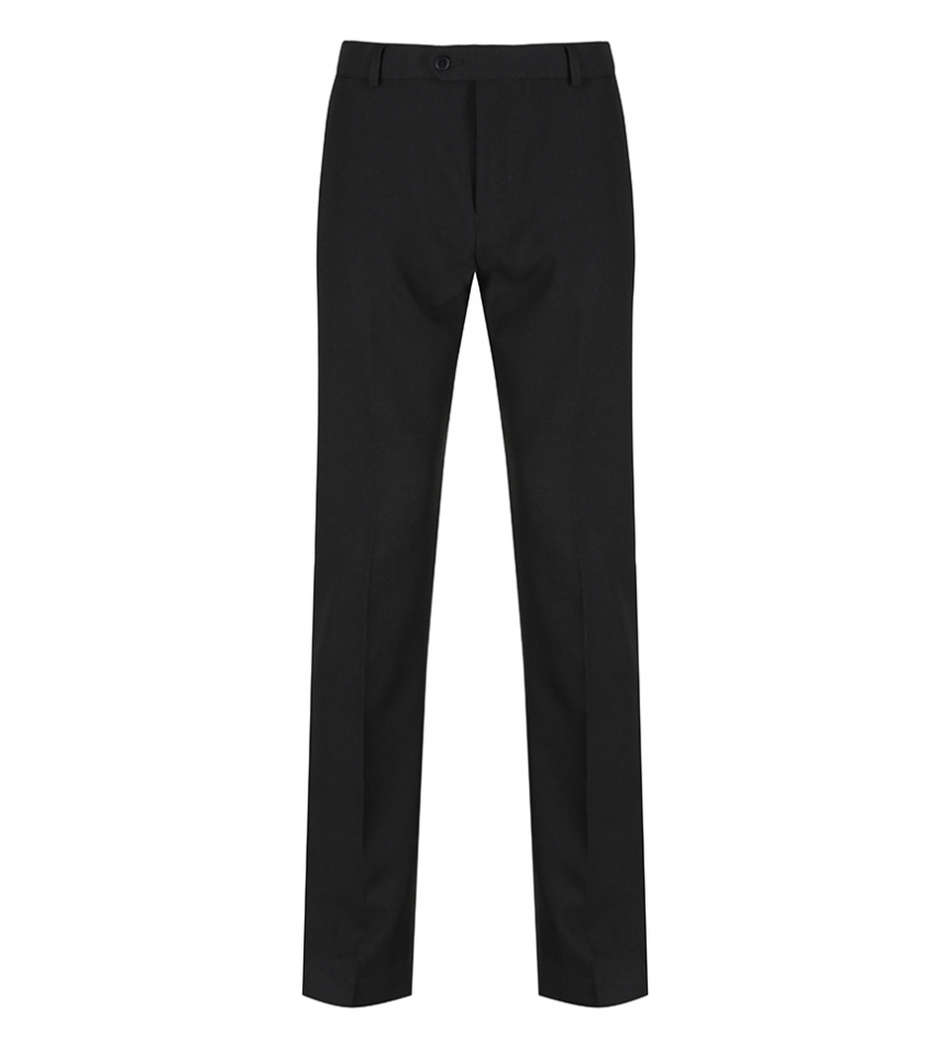 Product image for Junior Boys Elasticated School Trousers - Black